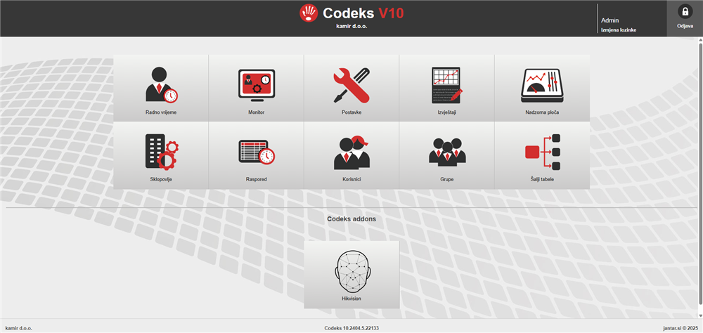 Integracija CodeksHikvision